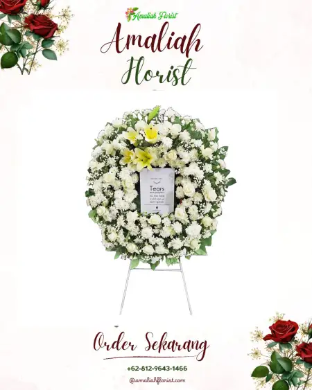 Krans Bunga Duka krian sidoarjo